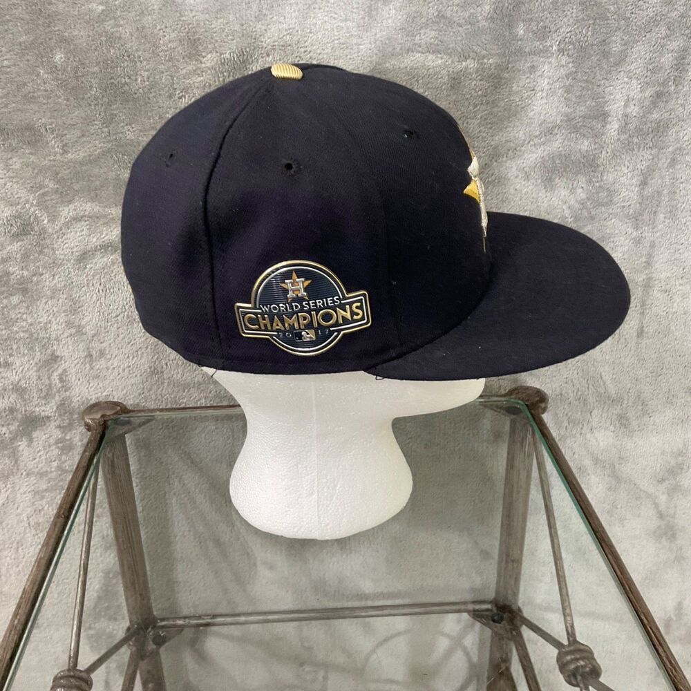 Houston Astros Fitted Hat sz. 7 MLB Baseball World Series Champs New Era 5950